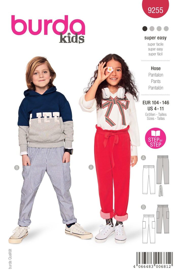 burda-style-9255-schnittmuster-kids-hose-level-4-f-r-profis image 1