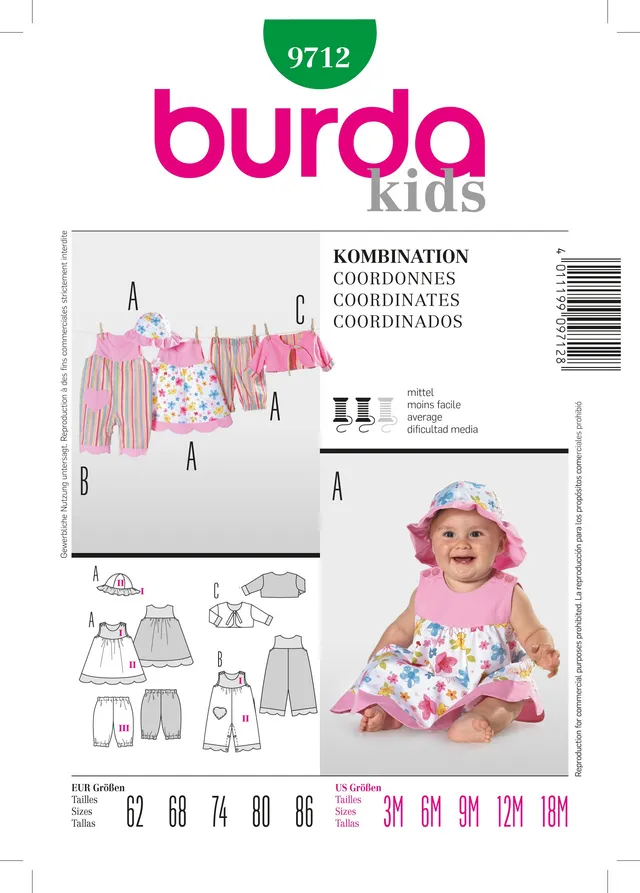 burda-style-9712-schnittmuster-baby-kombi-gr-62-86 image 1