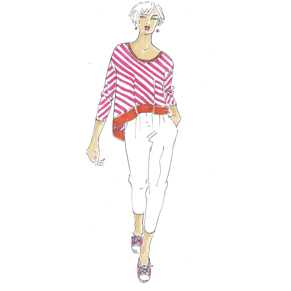 schnittmuster-berlin-shirt-glenn-a-form-frauenshirt-gr-34-50 image 1