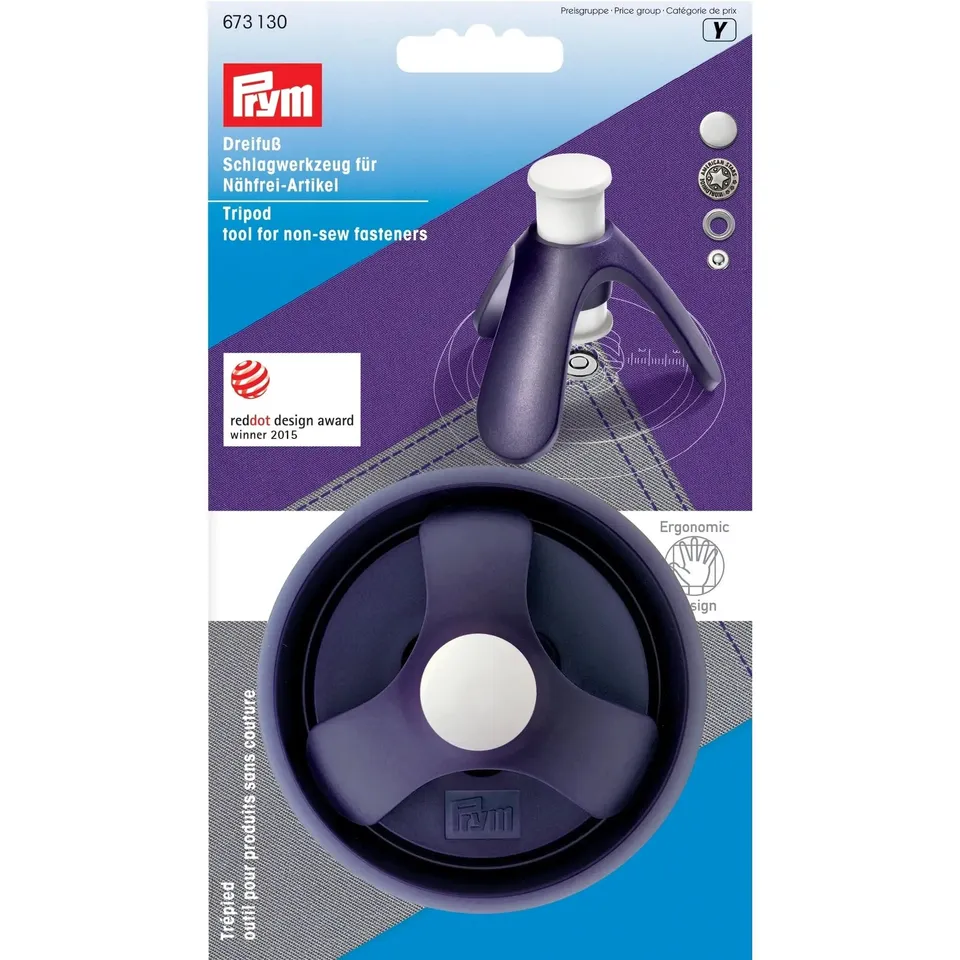 prym-673130-dreifuss-schlagwerkzeug-f-r-n-hfrei-pflaumenblau image 1