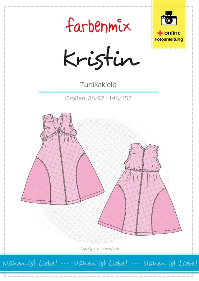 farbenmix-kristin-rmelloses-kleid-schnittmuster-ebook image 1