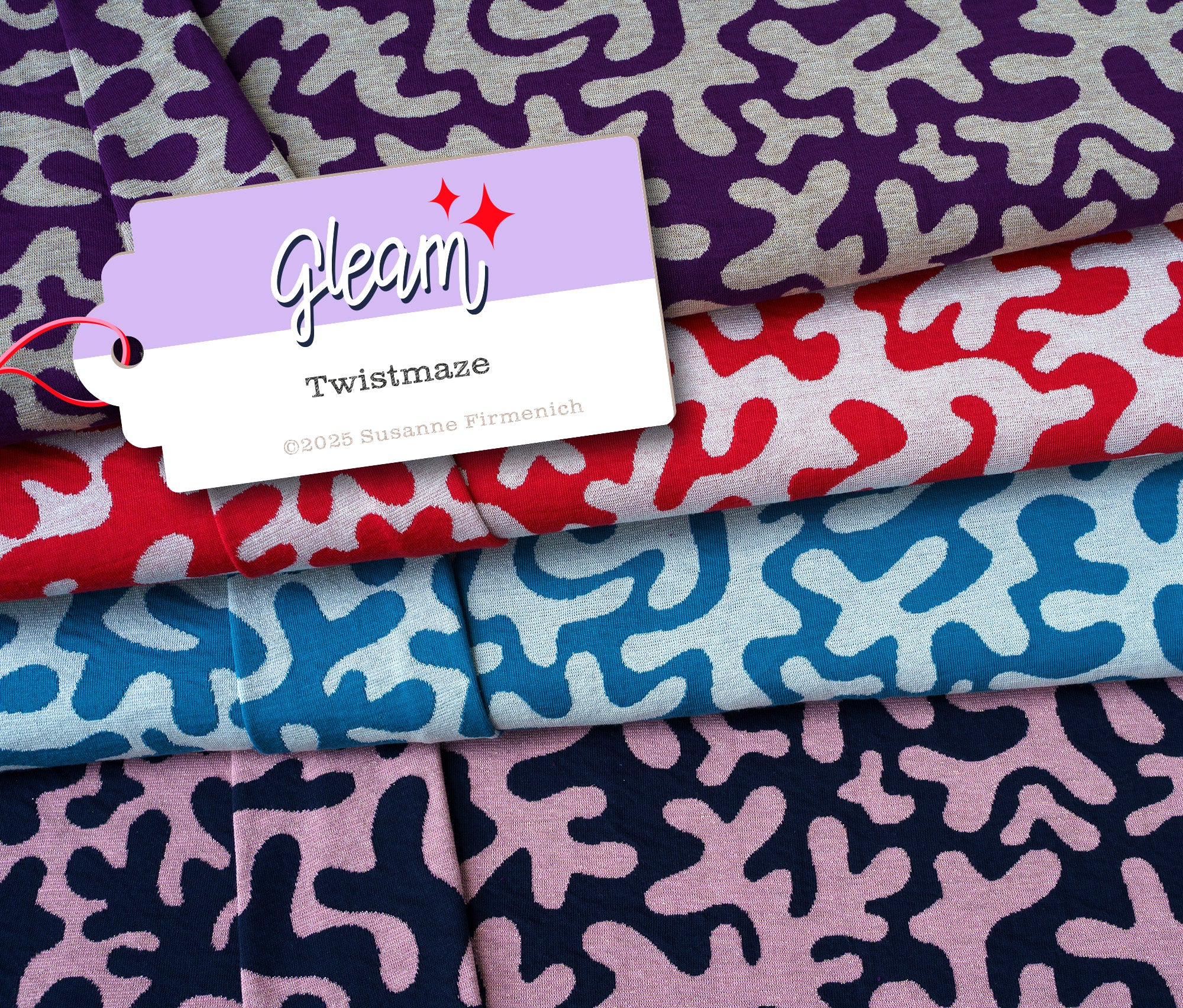 albstoffe-gleam-twistmaze-doubleface-bio-jacquard-jersey-meterware image 1