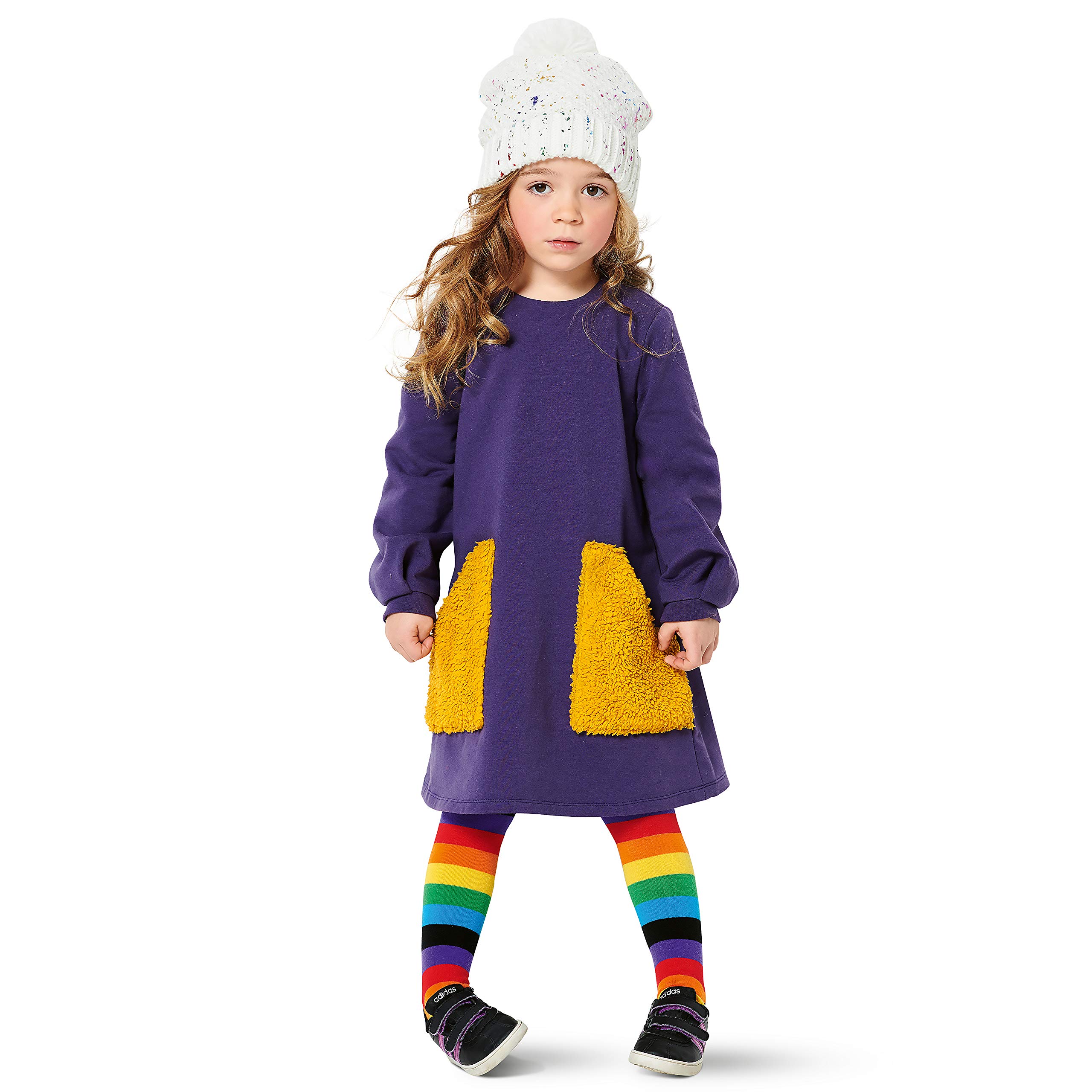 burda-style-9310-langarm-kleid-mit-taschen-und-berrock-papierschnittmuster-kids image 4